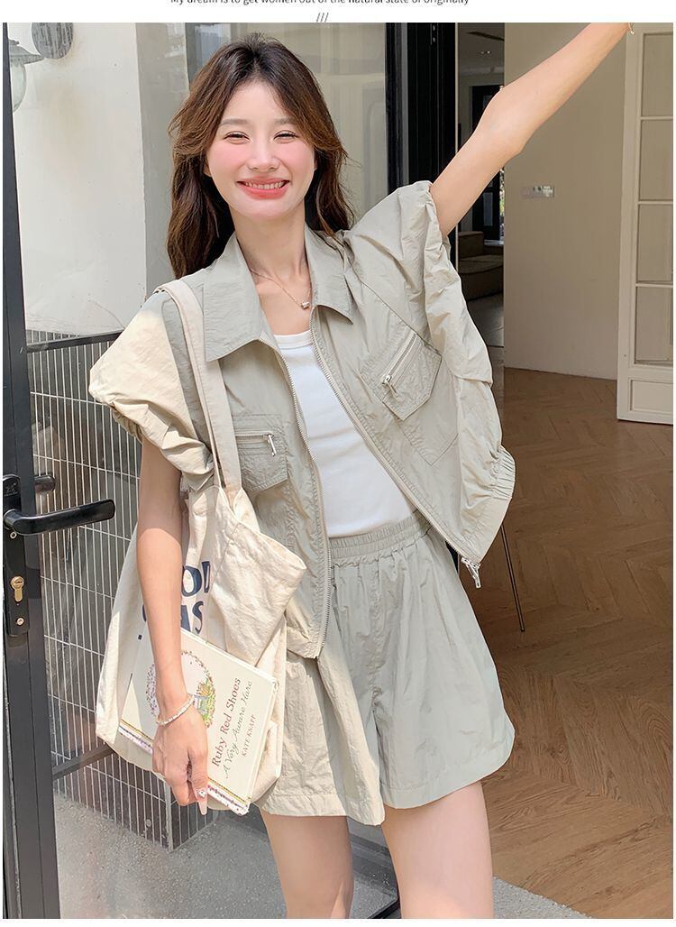 ファッション デニム 個性派 半袖Ｔシャツⅹパンツセット<S-11726>