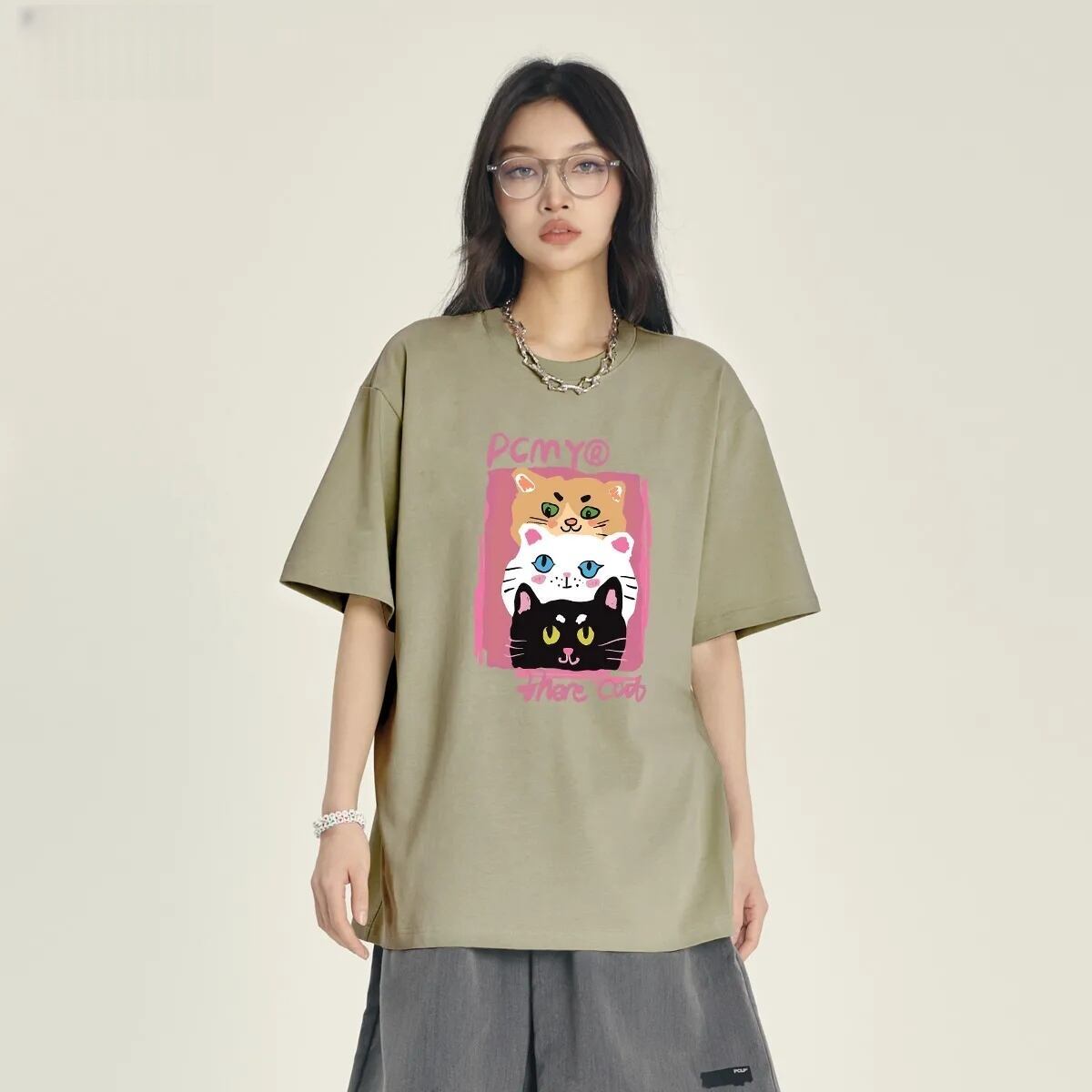 大好評 海外トレンド 定番シンプル 好感度UP カジュアル 全3色 半袖 Tシャツ ＜S-11283＞