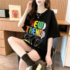 スタイリッシュ プリント 一目惚れ Tシャツ カットソー トップス＜S-3135＞