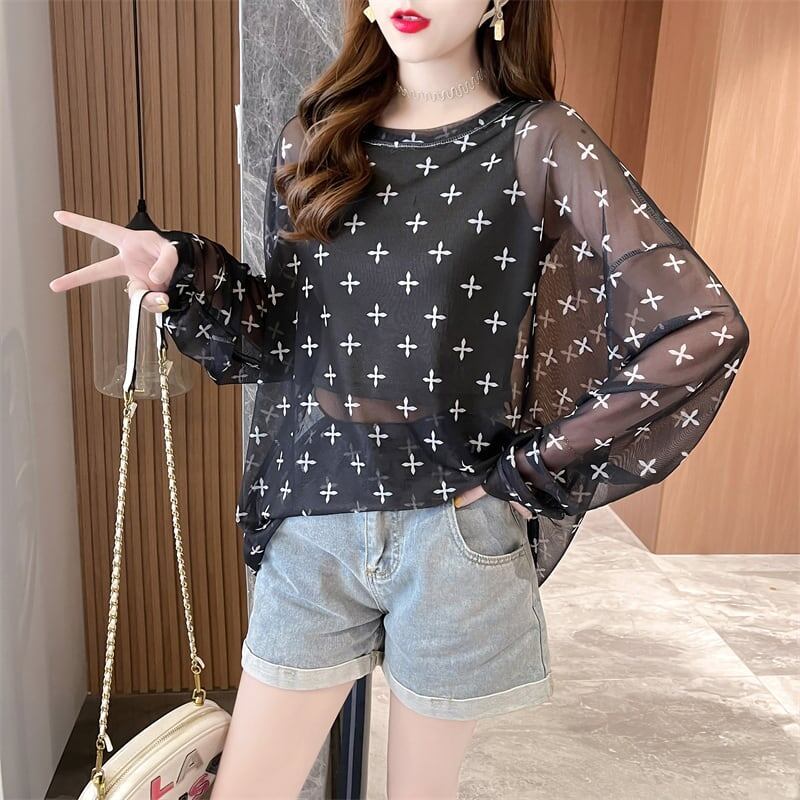 着心地抜群 ラウンドネック 女性力を高める Tシャツ カットソー＜S-3045＞