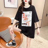 個性的なデザイン プリント 一目惚れ Tシャツ カットソー トップス＜S-3282＞