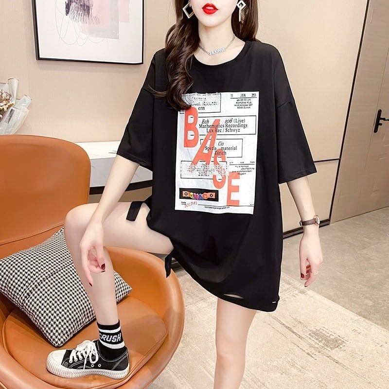 個性的なデザイン プリント 一目惚れ Tシャツ カットソー トップス＜S-3282＞