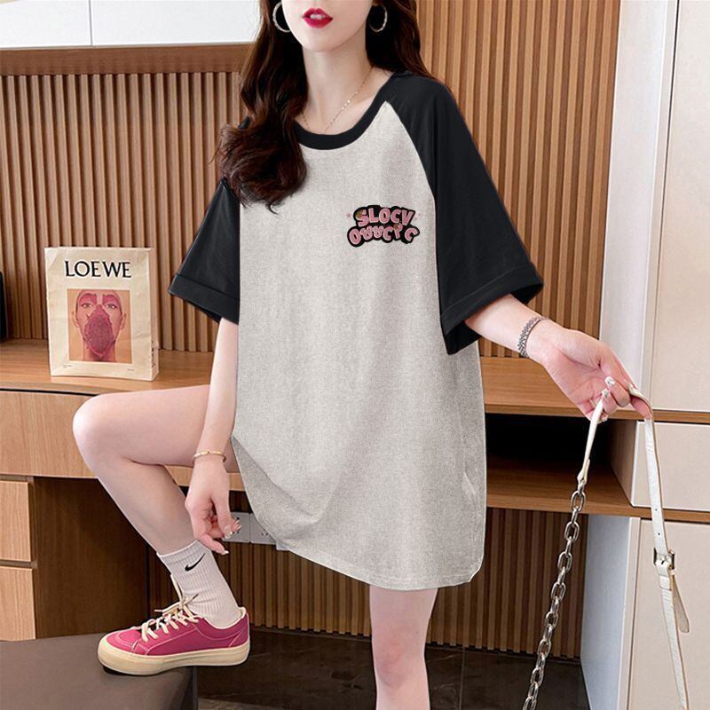 おすすめ 切り替え 定番シンプル プリント 4色選択 半袖Tシャツ＜S-8583＞