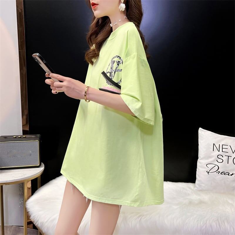 デザイン感 3色選択可 合わせやすい Tシャツ カットソー＜S-3055＞
