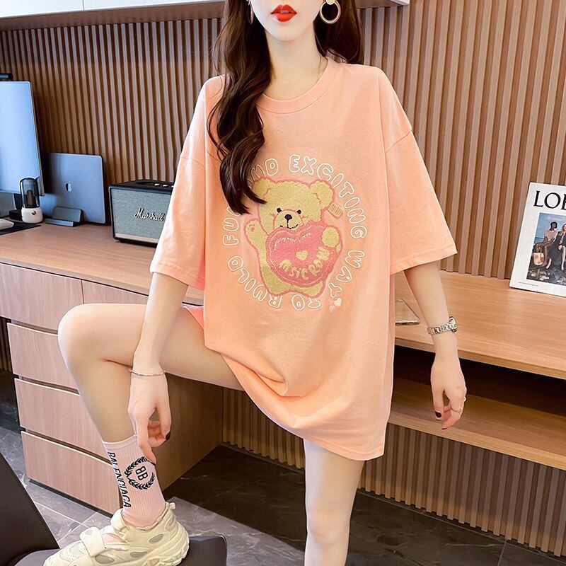 美人度アップ 好感度UP 海外トレンド カジュアル 全3色 半袖 Tシャツ ＜S-11641＞