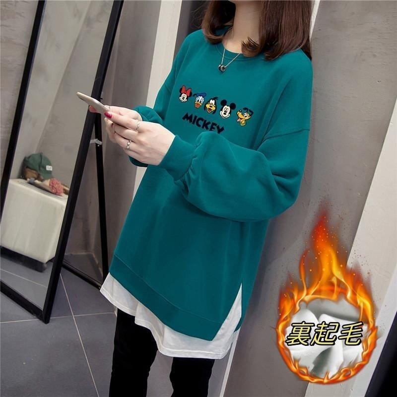 【裏起毛】絶対流行 カジュアル ファッション ワンピース<S-5843>