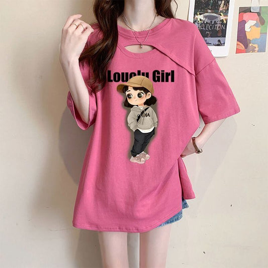 大人可愛い カジュアル キュート 全3色 半袖Tシャツ カットソー ＜S-8602＞