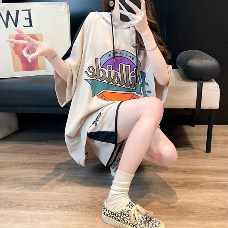 高級感溢れる Tシャツ＋ショートパンツ 好感度満載 セットアップ＜S-3473＞