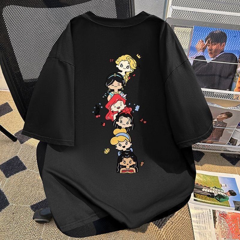 新商品 カジュアル 定番シンプル プリント 全6色 半袖Tシャツ<S-8767>