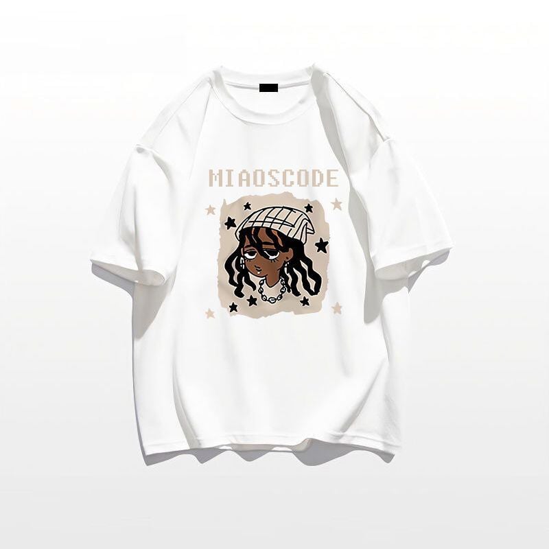 ベストセラーアイテム！ カジュアル 定番シンプル ルーズ プリント全5色 半袖Tシャツ<S-9022>
