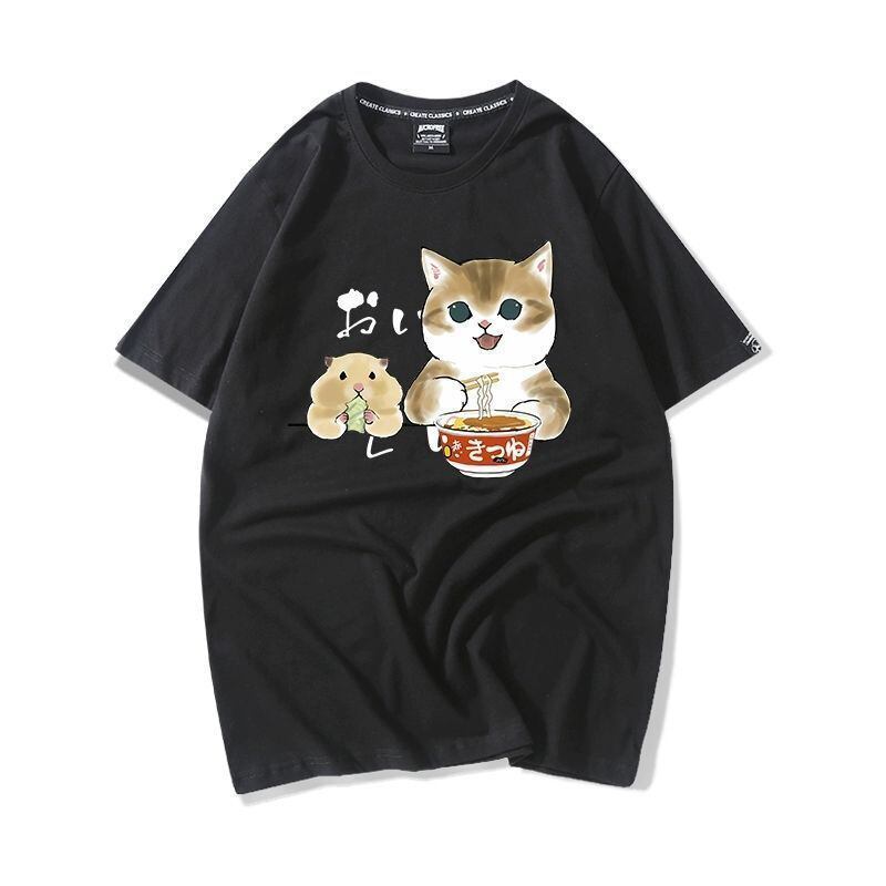 大好評 キュート 人気上昇中 着心地良い カジュアル プリント 全8色 半袖Tシャツ<S-9340>