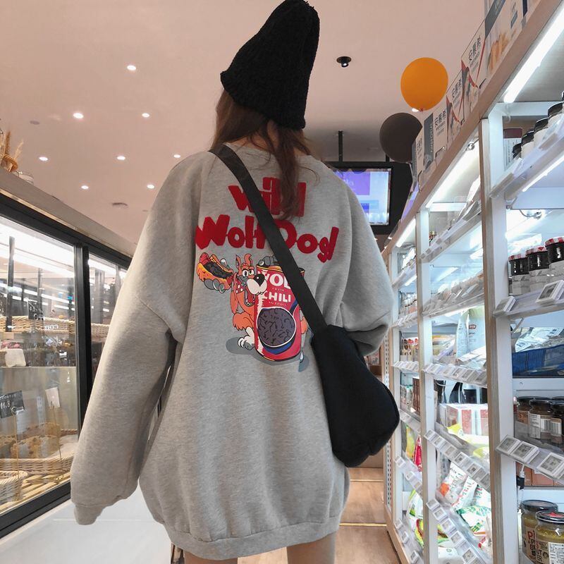 【裏起毛あり】絶対欲しい 個性派知的 ファッション スウェット<S-6281>
