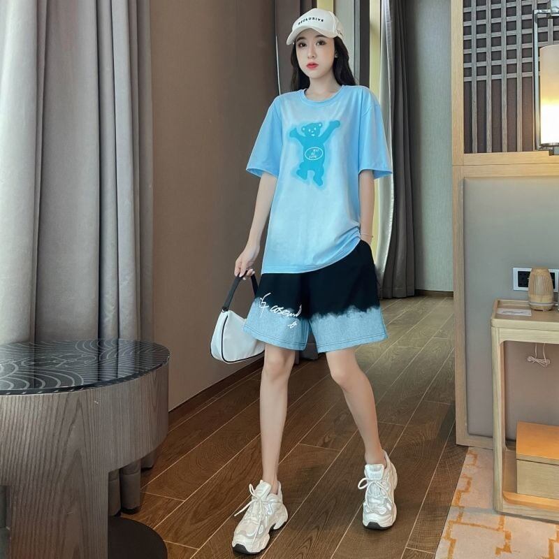 数量限定 ファッション 個性派 半袖Ｔシャツⅹパンツセット全4色<S-8783>
