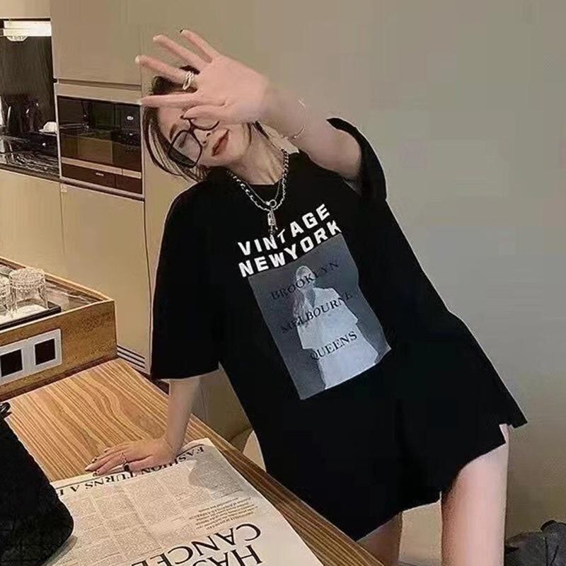レトロ プリント オシャレ度満点 Tシャツ カットソー＜S-3309＞