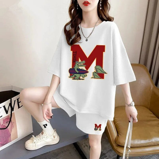話題沸騰中 カジュアル 真夏も快適 全4色 半袖 Tシャツ ショートパンツ セットアップ ＜S-6760＞