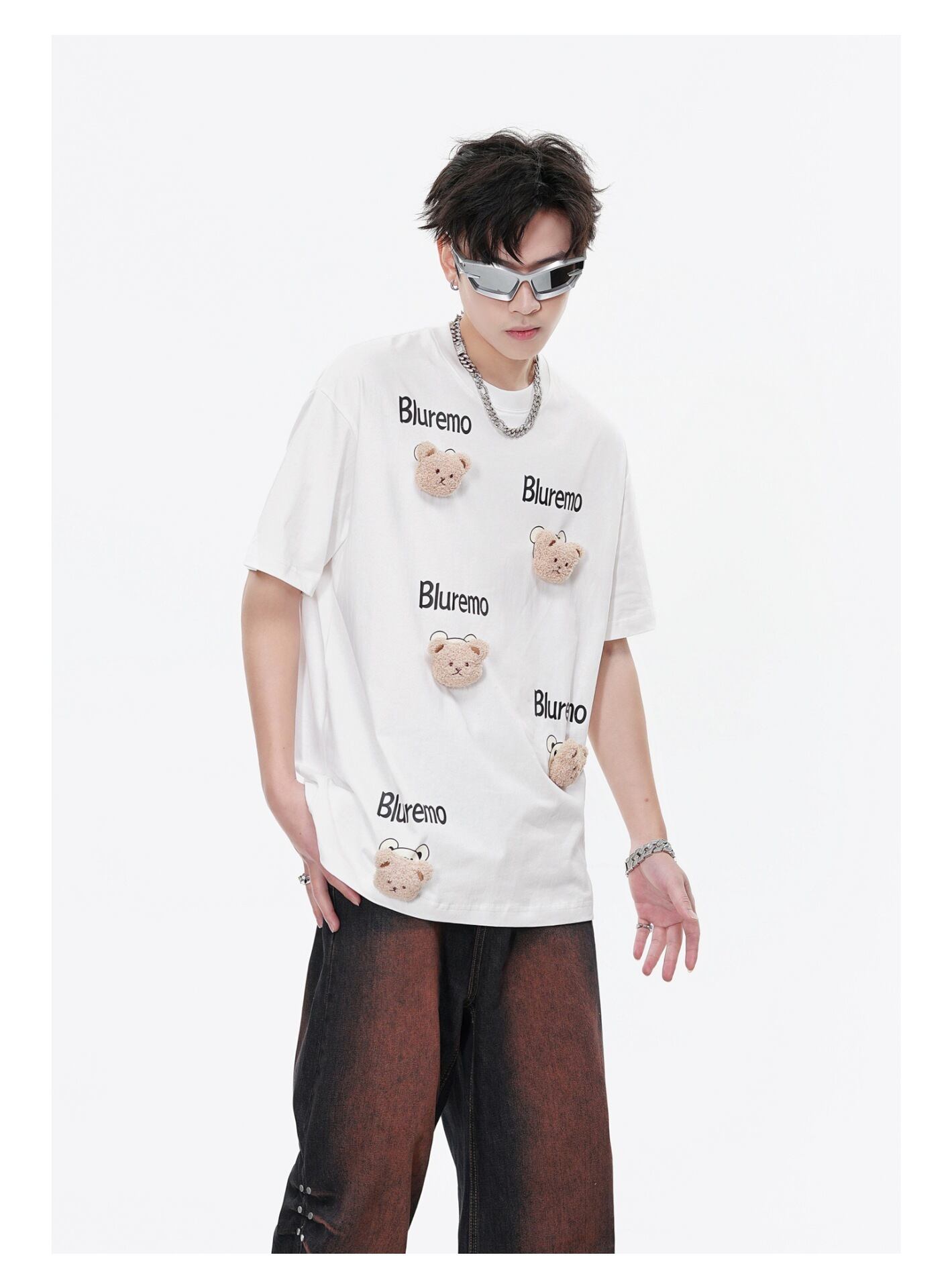 期間限定 ファッション 着回し力抜群 ゆったり 男女兼用 全3色 半袖Tシャツ＜S-9065＞