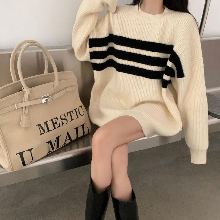 話題沸騰中 絶対欲しい  おすすめ 今季マストバイ 全3色 ニット セーター ＜S-12773＞