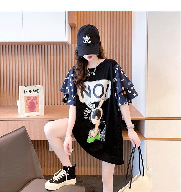 ウエスタンスタイルとデザインのフライングスリーブTシャツ<S-3003>