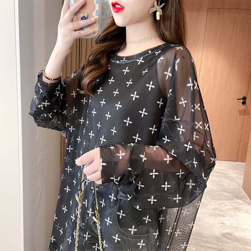 着心地抜群 ラウンドネック 女性力を高める Tシャツ カットソー＜S-3045＞