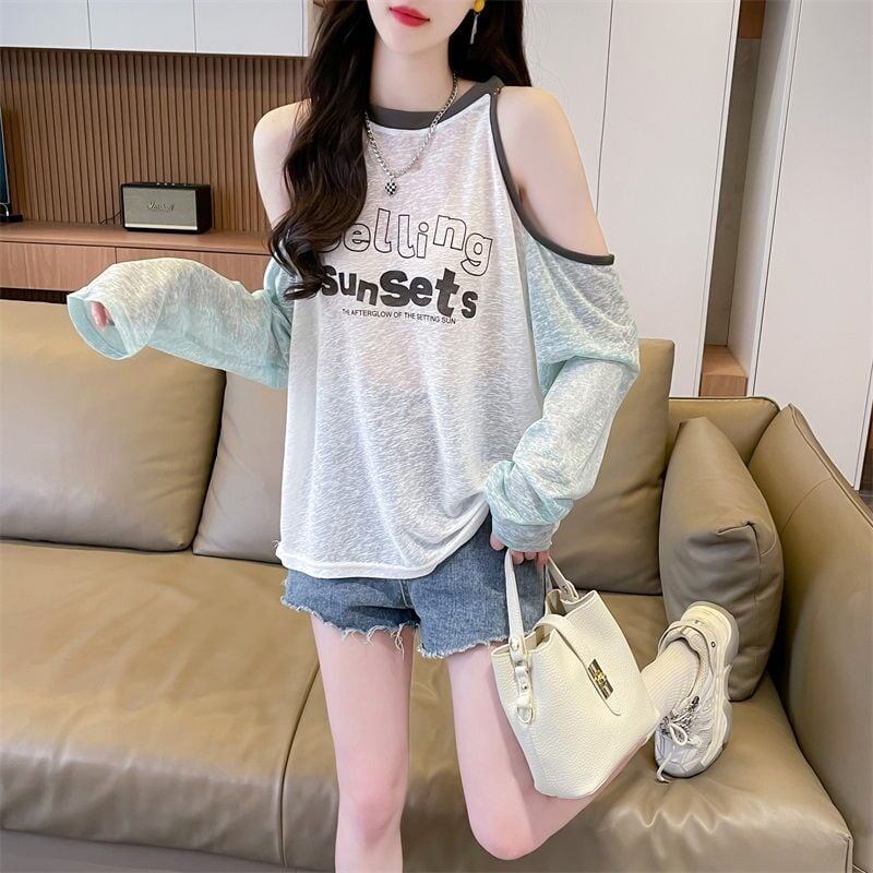 大人気 ラウンドネック スウィート 長袖 Tシャツ ＜S-8629＞