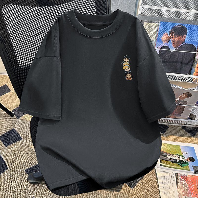 新商品 カジュアル 定番シンプル プリント 全6色 半袖Tシャツ<S-8767>