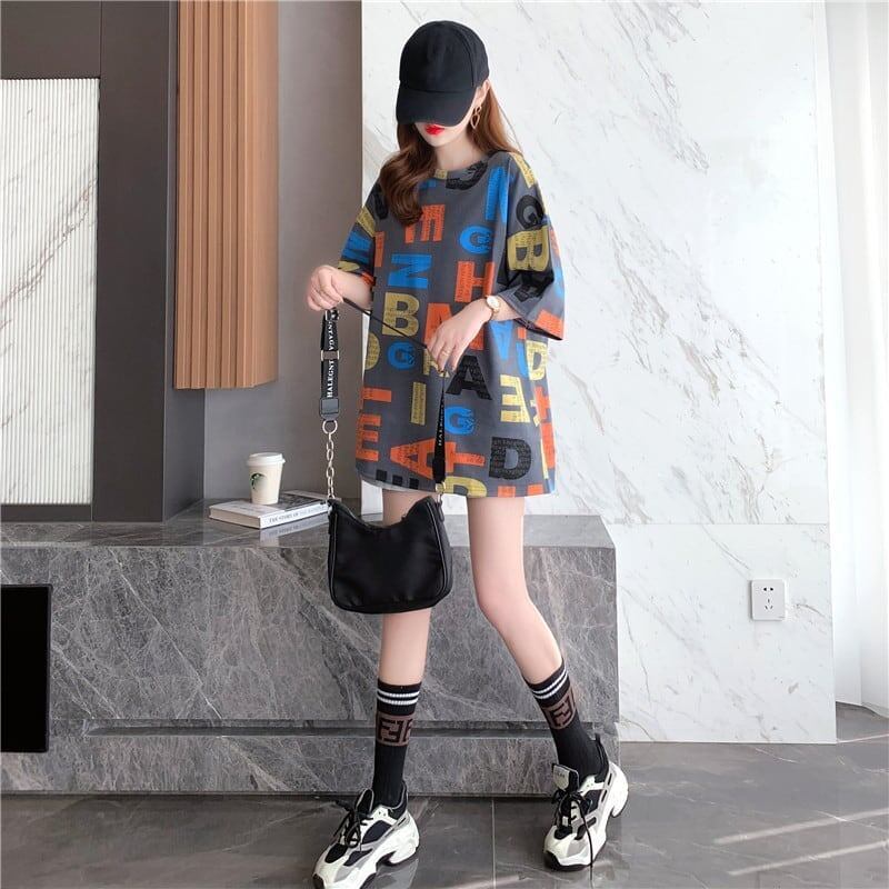 カジュアル 3色選択可 好感度満載 プリント Tシャツ カットソー＜S-3323＞