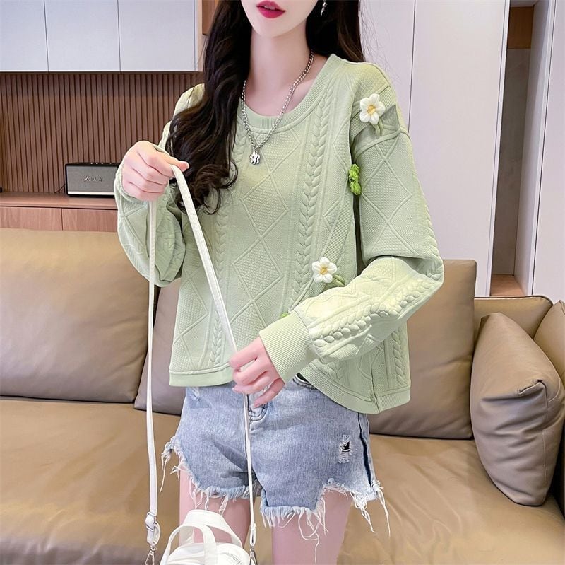 美人度アップ ファッション 絶対欲しい スウィート スウェット<S-8104>