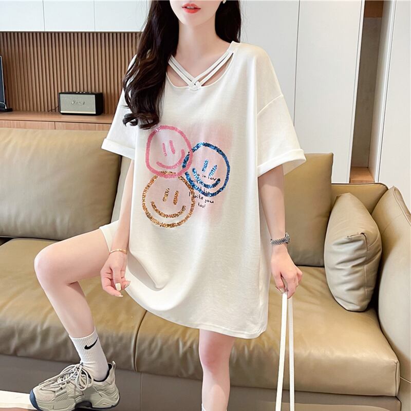 今季マストバイ スウィート 特別デザイン プリント 全2色 半袖Tシャツ<S-8538>