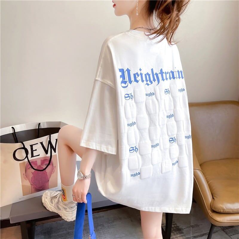 スタイリッシュ 3色選択可 一目惚れ アルファベット Tシャツ カットソー＜S-3060＞