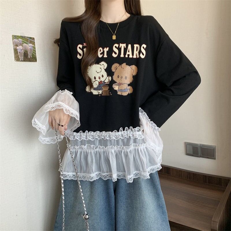 絶対欲しい 気いっぱい 元主役級 好感度UP 全2色 スウェット<S-10781>