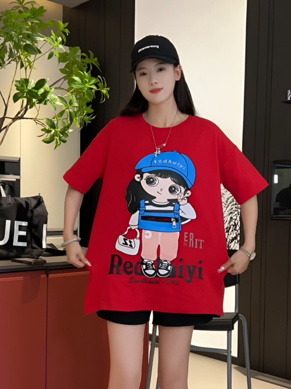 定番シンプル 好感度UP 海外トレンド カジュアル 全3色 半袖 Tシャツ ＜S-11266＞