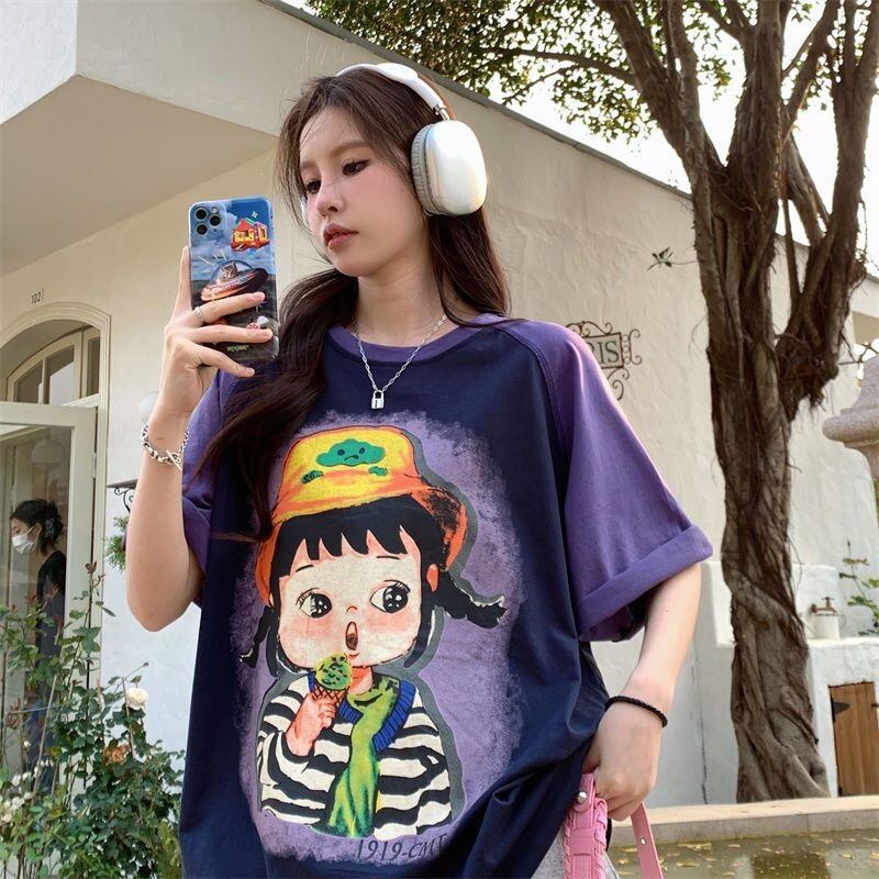 着回し力抜群 個性派 カジュアル プリント 半袖Tシャツ＜S-8163＞