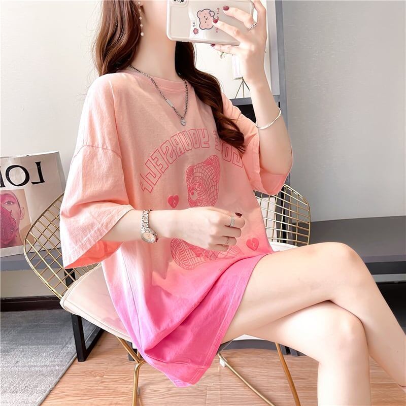 好感度満載 3色選択可 着心地抜群 グラデーション Tシャツ カットソー＜S-3225＞