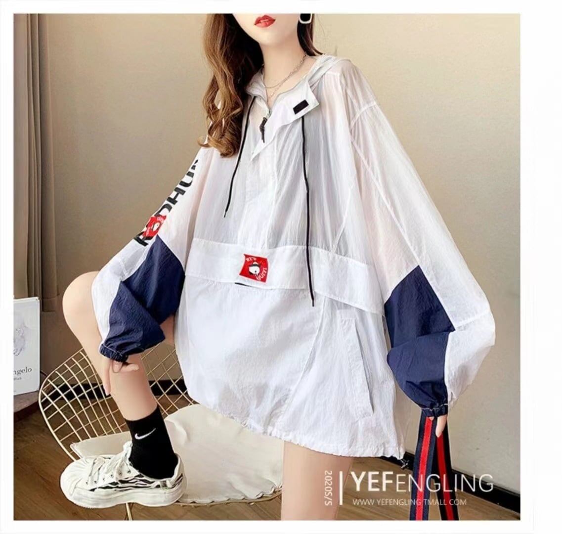 美人度アップ 売り切れ必至 ファッション 超人気 シンプル 透け感 日焼け対策 2色 シャツ ＜S-11465＞