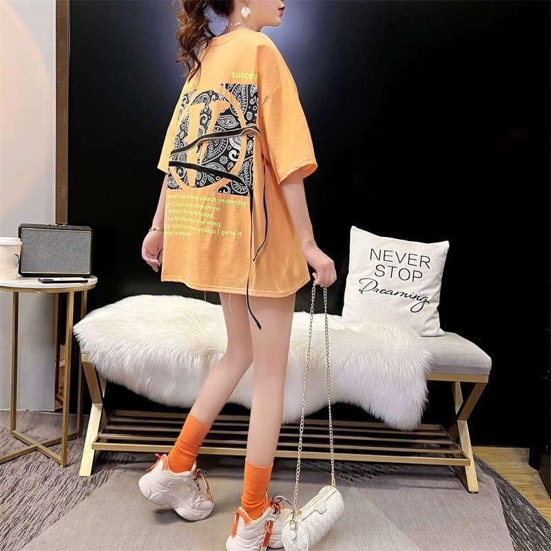 デザイン感 3色選択可 合わせやすい Tシャツ カットソー＜S-3055＞