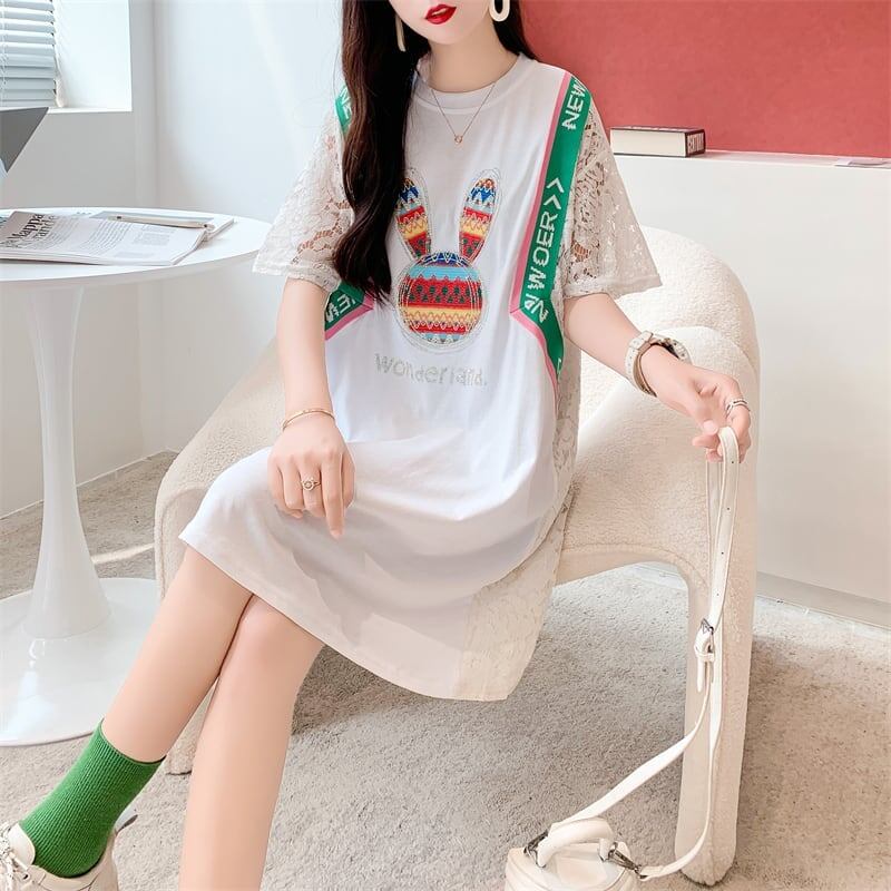 スタイリッシュ プリント 一目惚れ Tシャツ カットソー＜S-3265＞