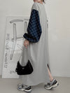 定番シンプル プラスベルベット ファッション 4色 長袖 ニット セーター <S-10383>