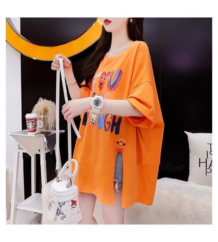 ストリートトレンド韓国風コットン半袖Tシャツ<S-2962>