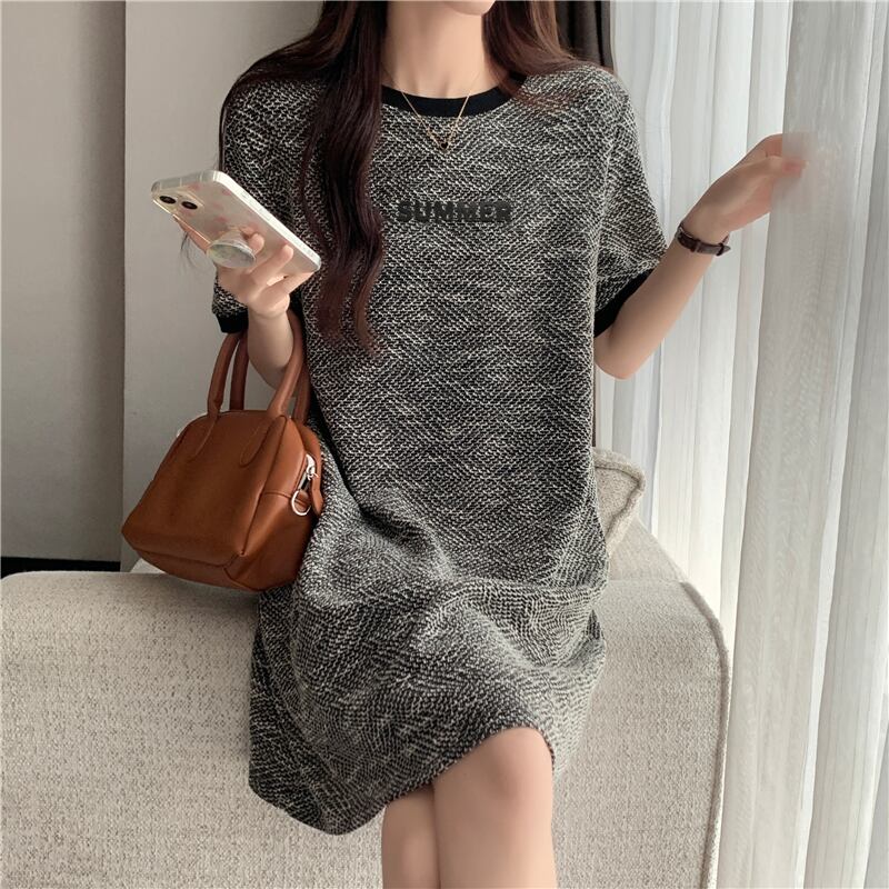 着回し力抜群 Tシャツ カジュアル ゆったりワンピース ＜S-8506＞