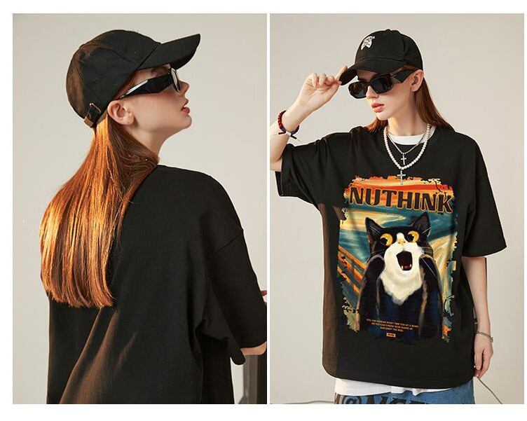 絶対欲しい デザイン性抜群 売り切れ必至 ファッション プリント 4色選択 半袖Tシャツ＜S-9293＞