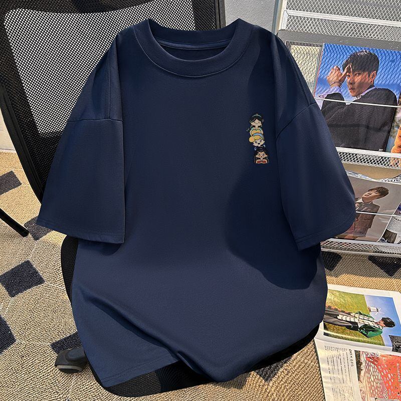 新商品 カジュアル 定番シンプル プリント 全6色 半袖Tシャツ<S-8767>