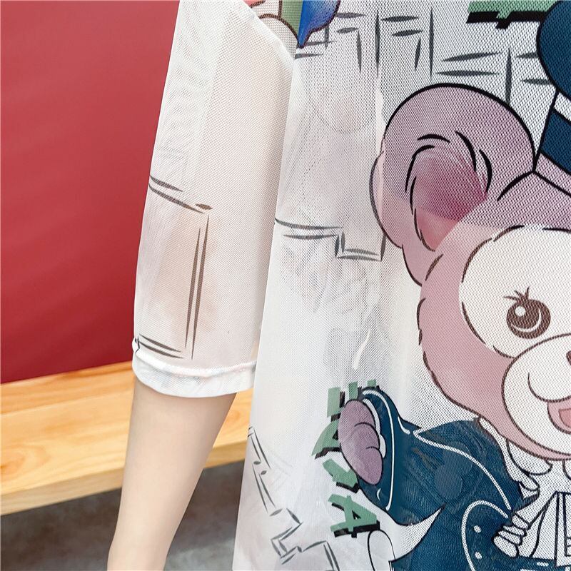 女子マスト 半袖 ラウンドネック ワンピース Tシャツ＜S-8635＞