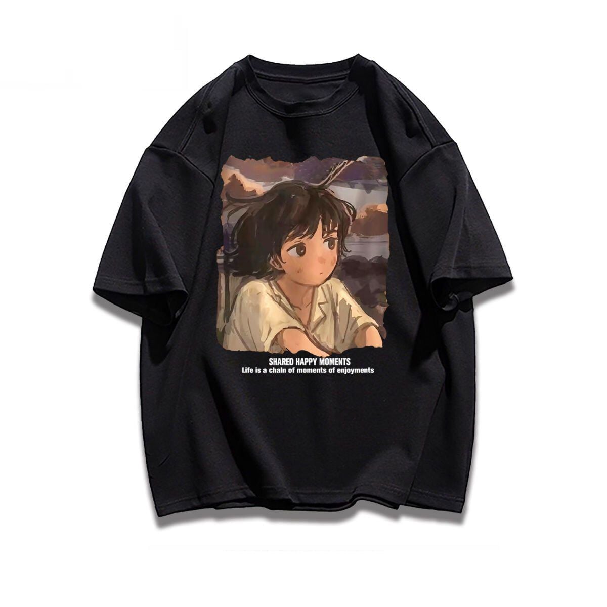 都市ファッショ デザイン オシャレ カジュアル プリント全5色 半袖Tシャツ<S-9258>