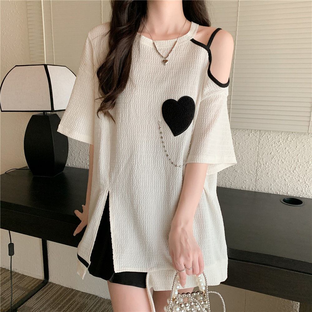 超人気商品 オフショルダー ファッション Tシャツ ＜S-8667＞