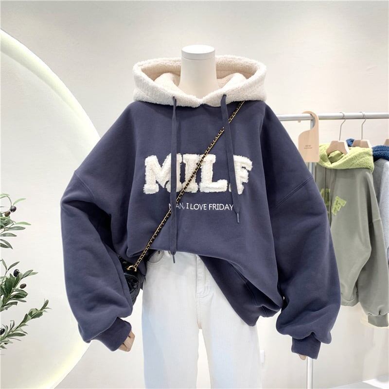 絶対欲しい ルーズ 海外トレンド スウェット<S-6084>