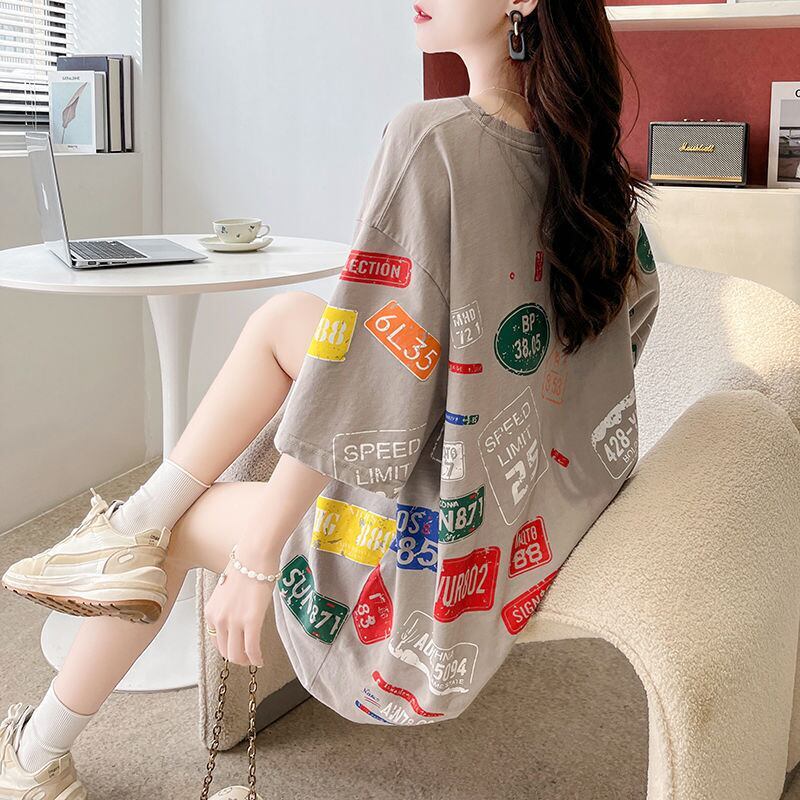 今季マストバイ 早い者勝ち 絶対流行 カジュアル 2色選択 Tシャツ<S-11563>