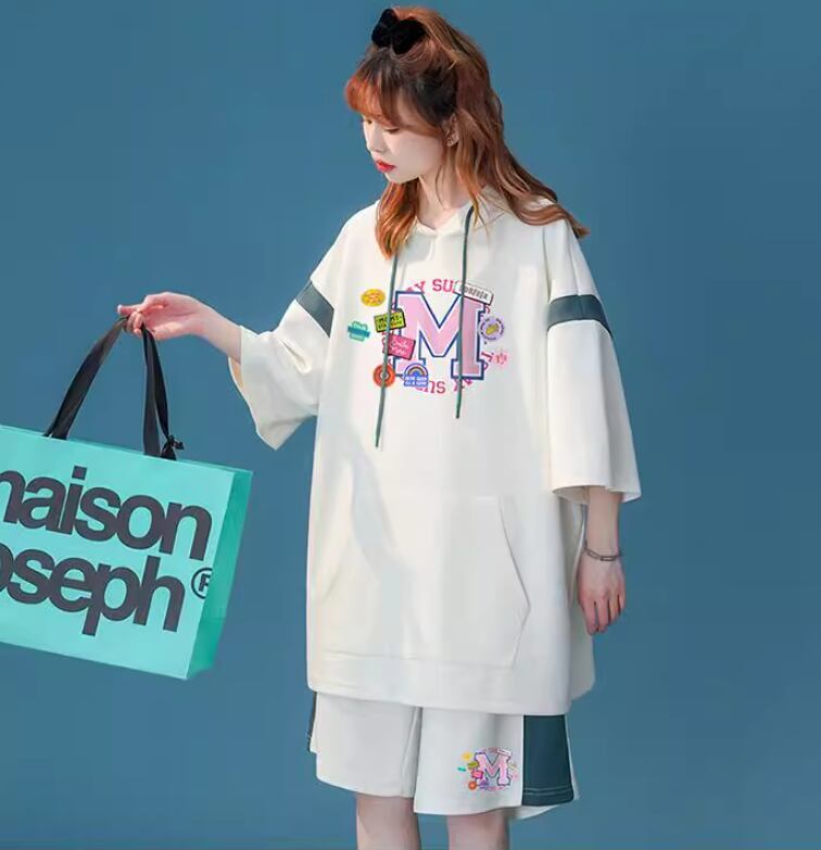 早い者勝ち カジュアル 絶対流行 半袖Ｔシャツⅹパンツセット<S-6534>