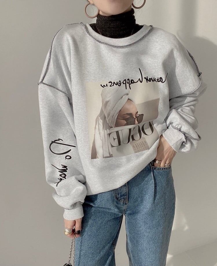 美人度アップ  超人気商品 スウェット<S-3987>