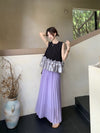 おすすめ 絶対流行 女子マスト スウィート エレガント ショートトップ + ハイウエストスカート<S-11946>