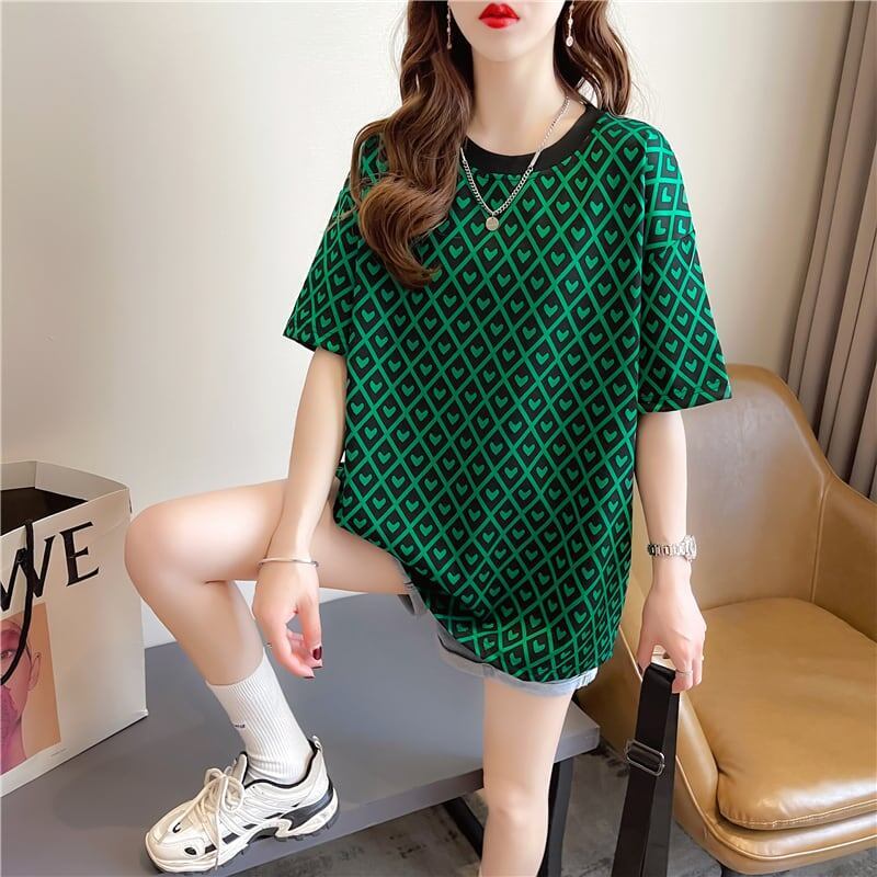 着心地抜群 ラウンドネック 女性力を高める Tシャツ カットソー＜S-2996＞